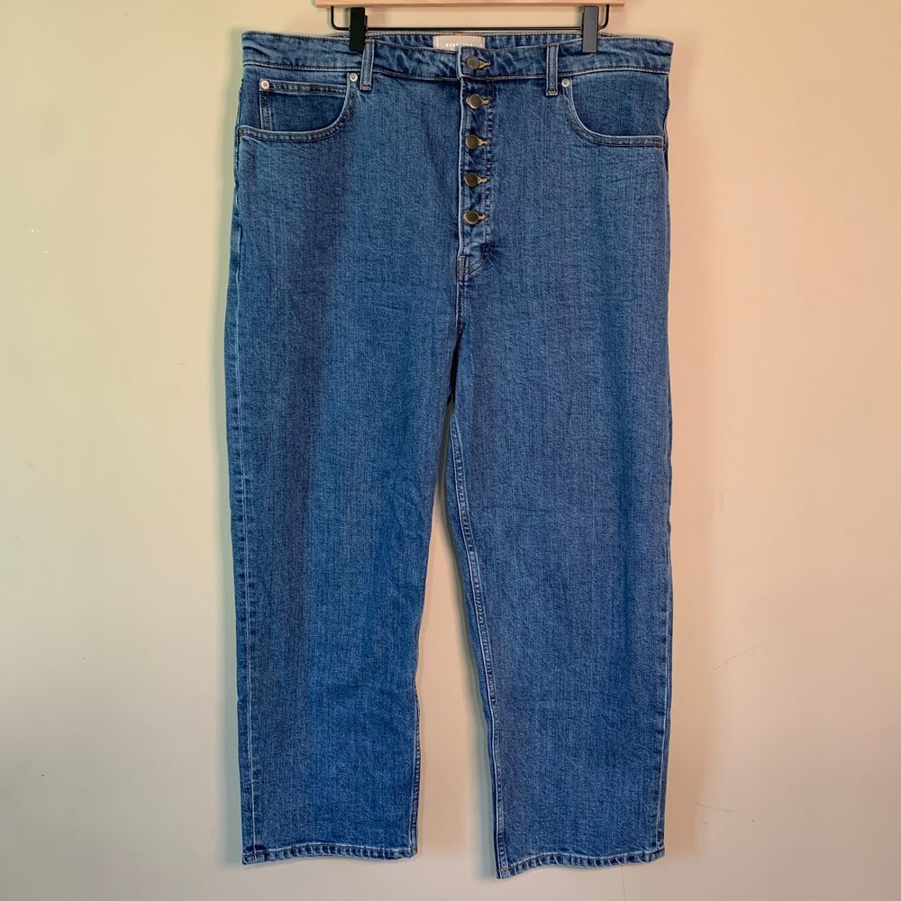 Everlane Blue Straight Leg Jeans